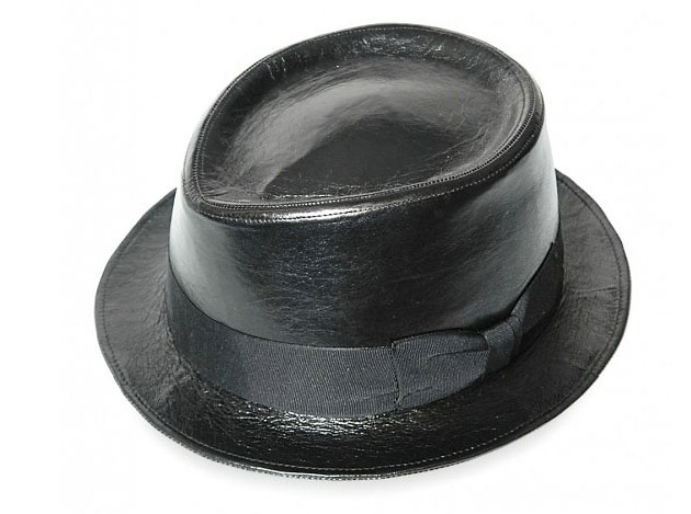  , Rocco P, , Rocco P Kangaroo Leather Derby Hat